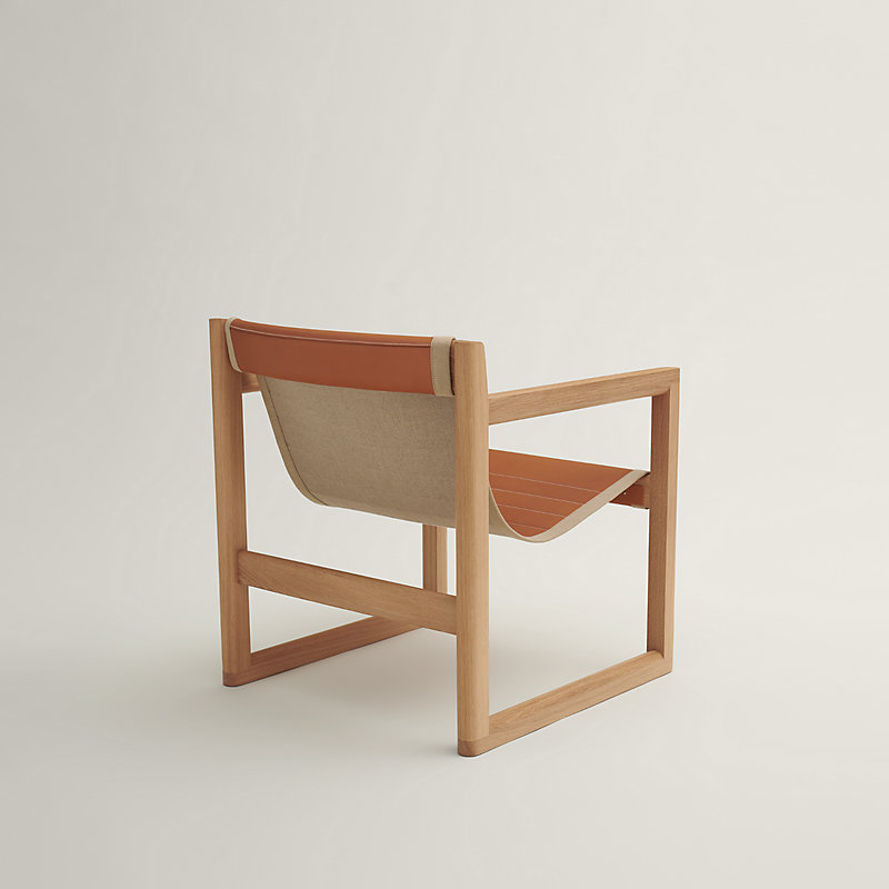 Ancelle D'Hermès armchair - Beige | Hermès Canada
